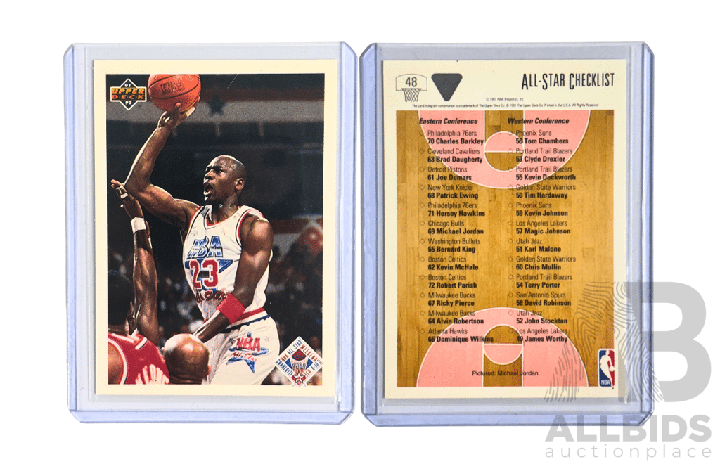 Michael Jordan 1992 All Star Trading Card