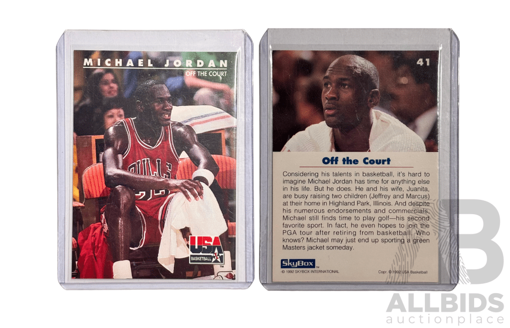 Michael Jordan 1992 Sky Box Off The Court Insert
