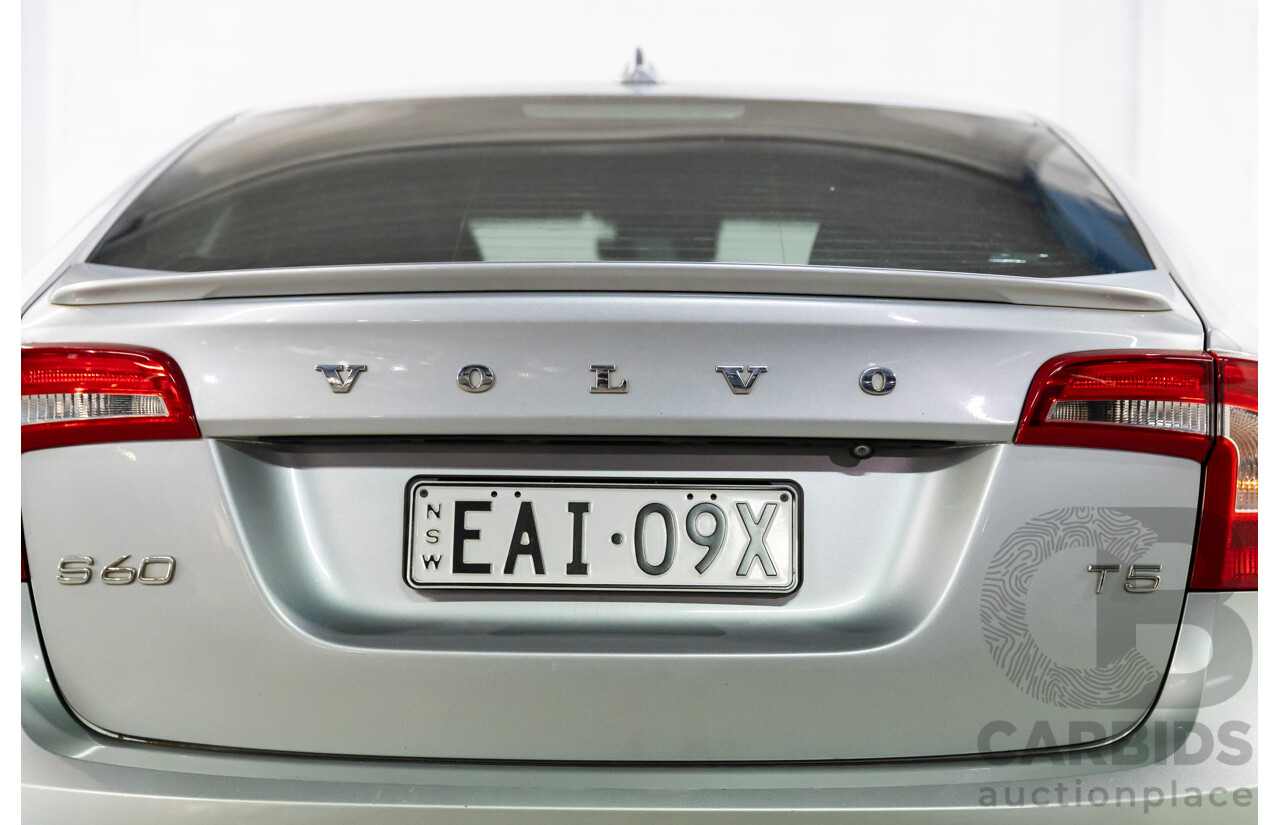 9/2015 Volvo S60 T5 R-Design F MY16 4d Sedan Electric Silver Metallic Turbo 2.0L