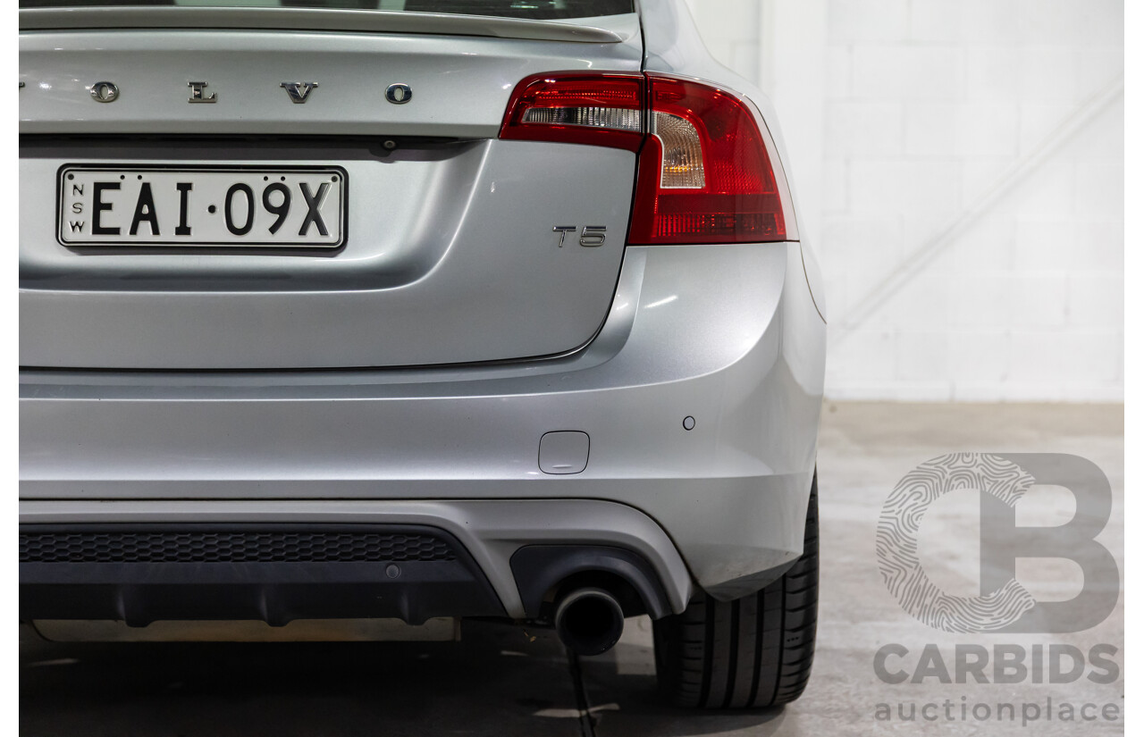 9/2015 Volvo S60 T5 R-Design F MY16 4d Sedan Electric Silver Metallic Turbo 2.0L