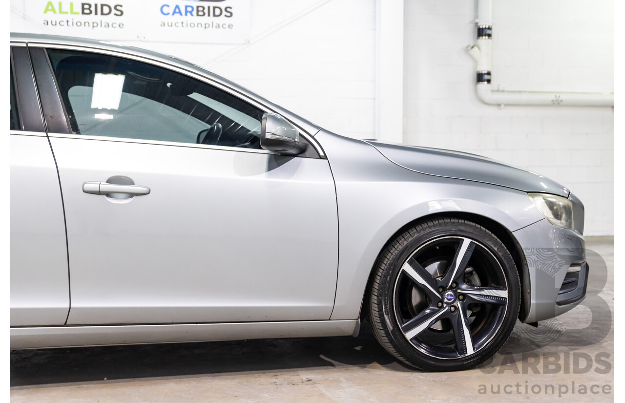 9/2015 Volvo S60 T5 R-Design F MY16 4d Sedan Electric Silver Metallic Turbo 2.0L