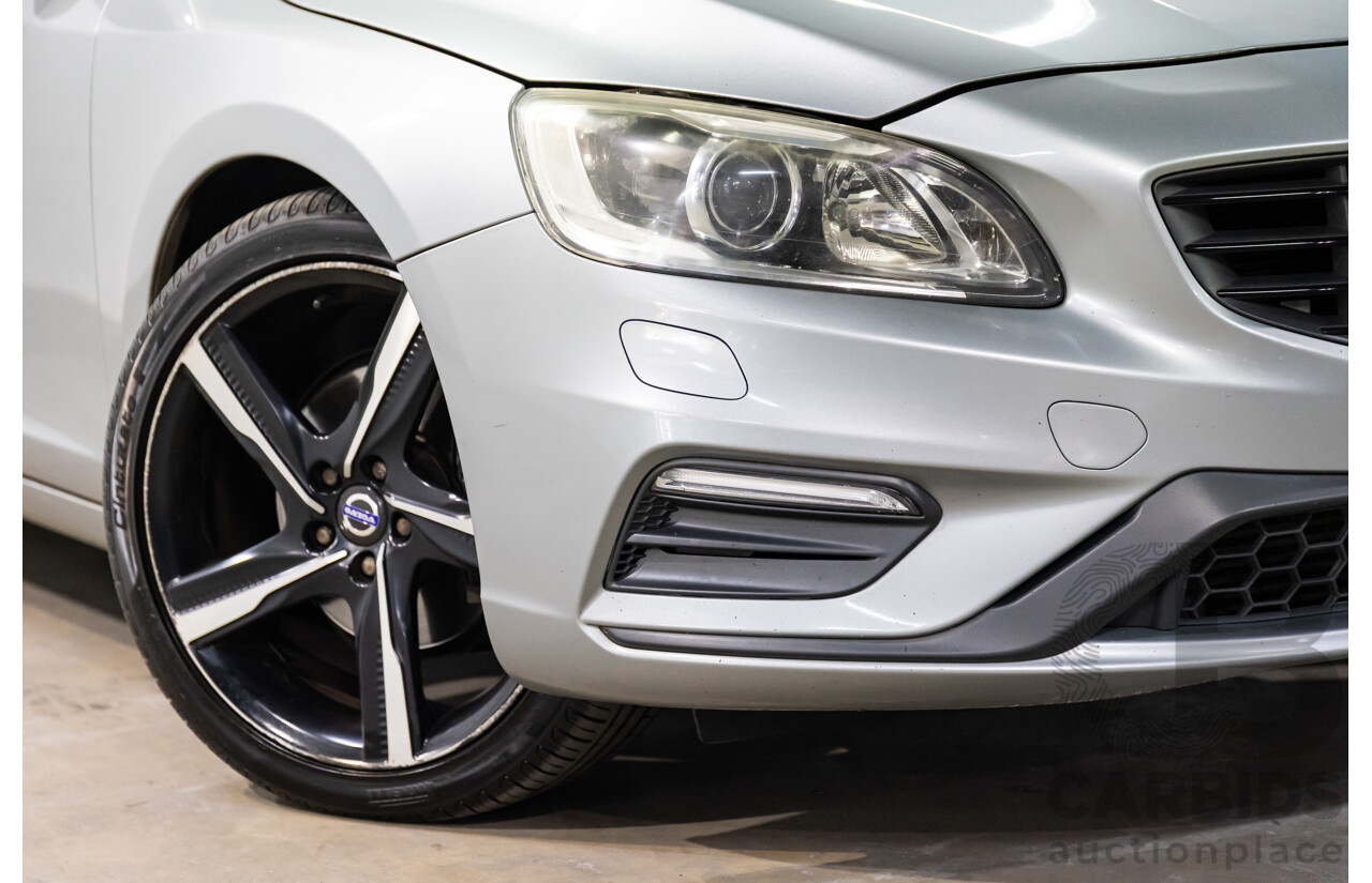 9/2015 Volvo S60 T5 R-Design F MY16 4d Sedan Electric Silver Metallic Turbo 2.0L