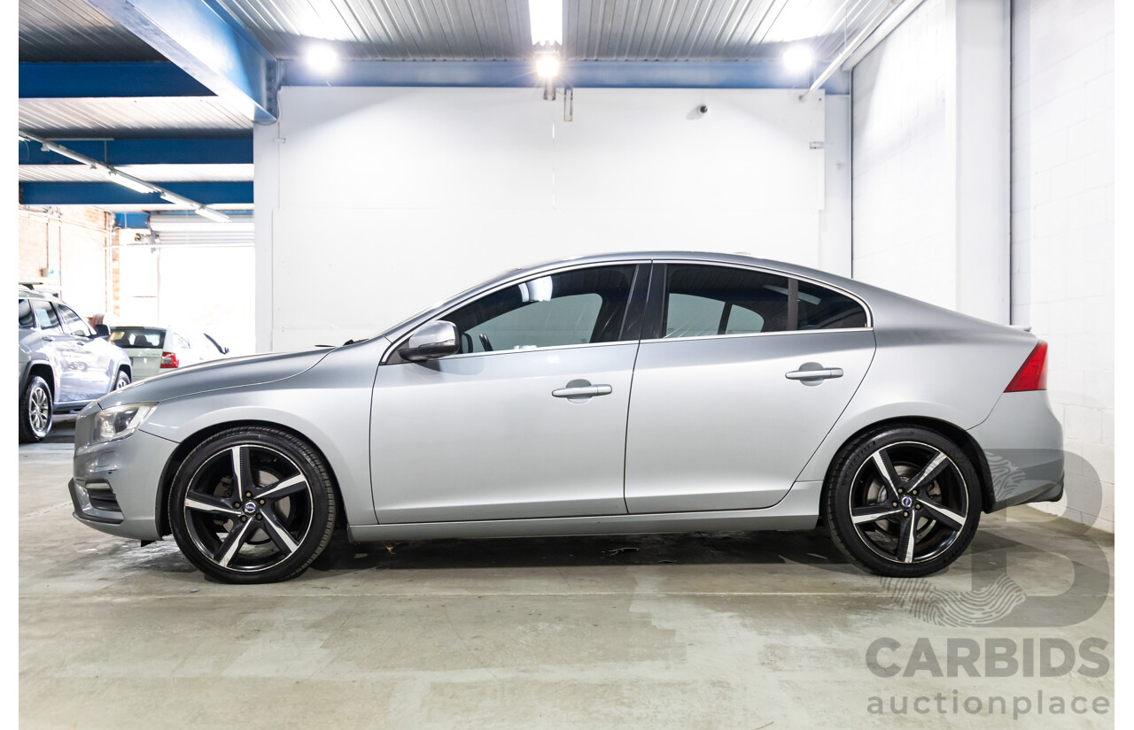 9/2015 Volvo S60 T5 R-Design F MY16 4d Sedan Electric Silver Metallic Turbo 2.0L