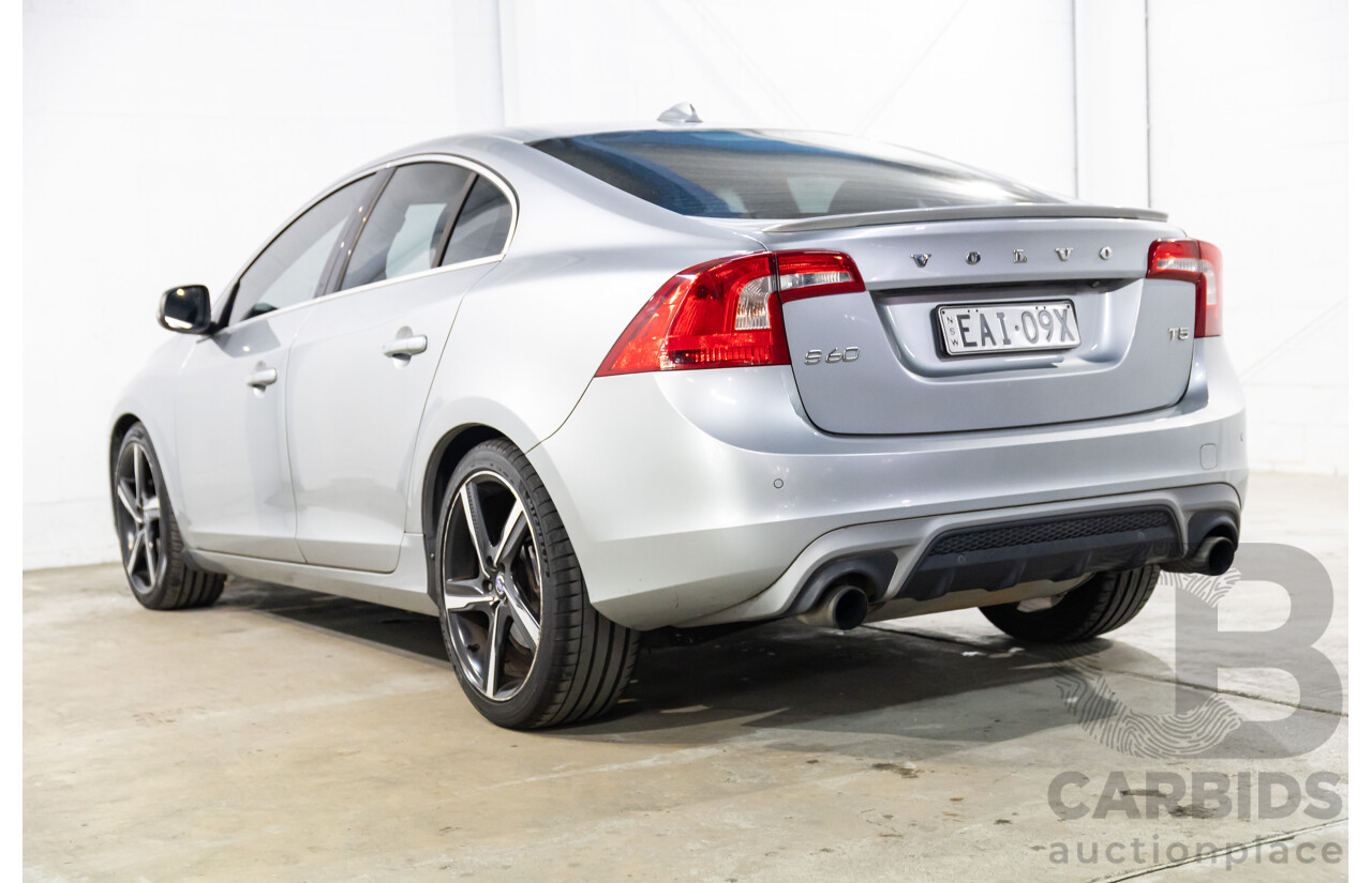 9/2015 Volvo S60 T5 R-Design F MY16 4d Sedan Electric Silver Metallic Turbo 2.0L