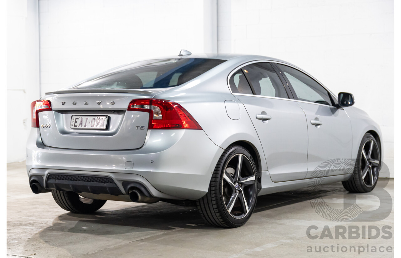 9/2015 Volvo S60 T5 R-Design F MY16 4d Sedan Electric Silver Metallic Turbo 2.0L