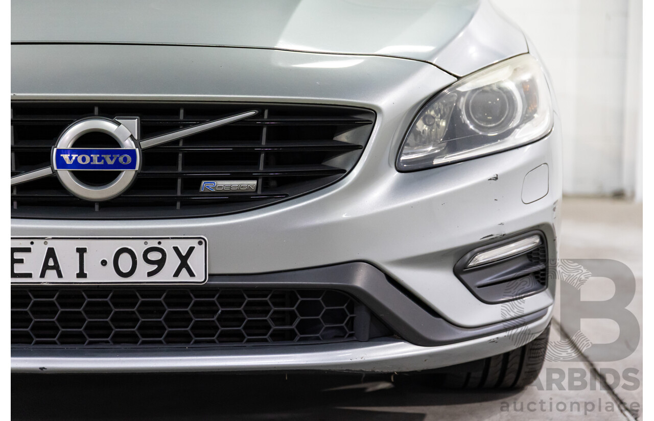 9/2015 Volvo S60 T5 R-Design F MY16 4d Sedan Electric Silver Metallic Turbo 2.0L
