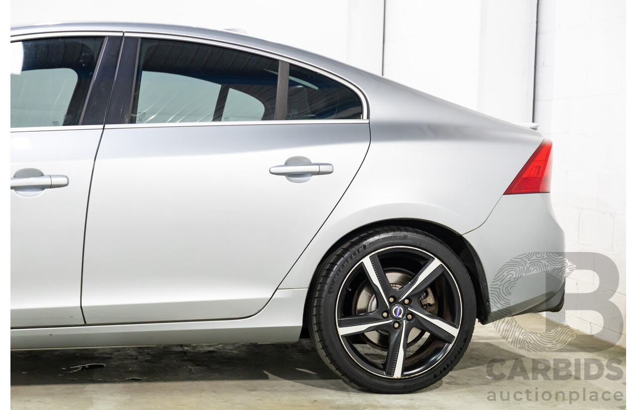 9/2015 Volvo S60 T5 R-Design F MY16 4d Sedan Electric Silver Metallic Turbo 2.0L