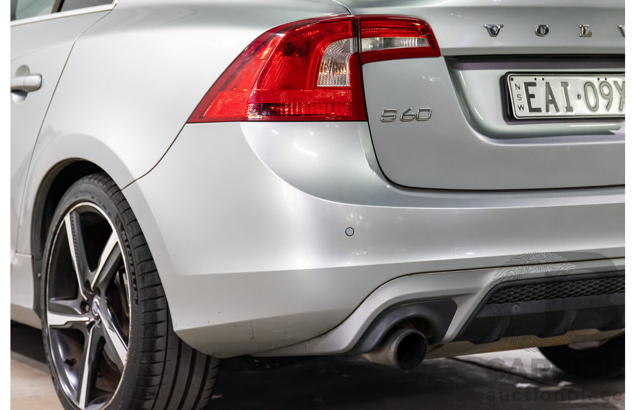 9/2015 Volvo S60 T5 R-Design F MY16 4d Sedan Electric Silver Metallic Turbo 2.0L