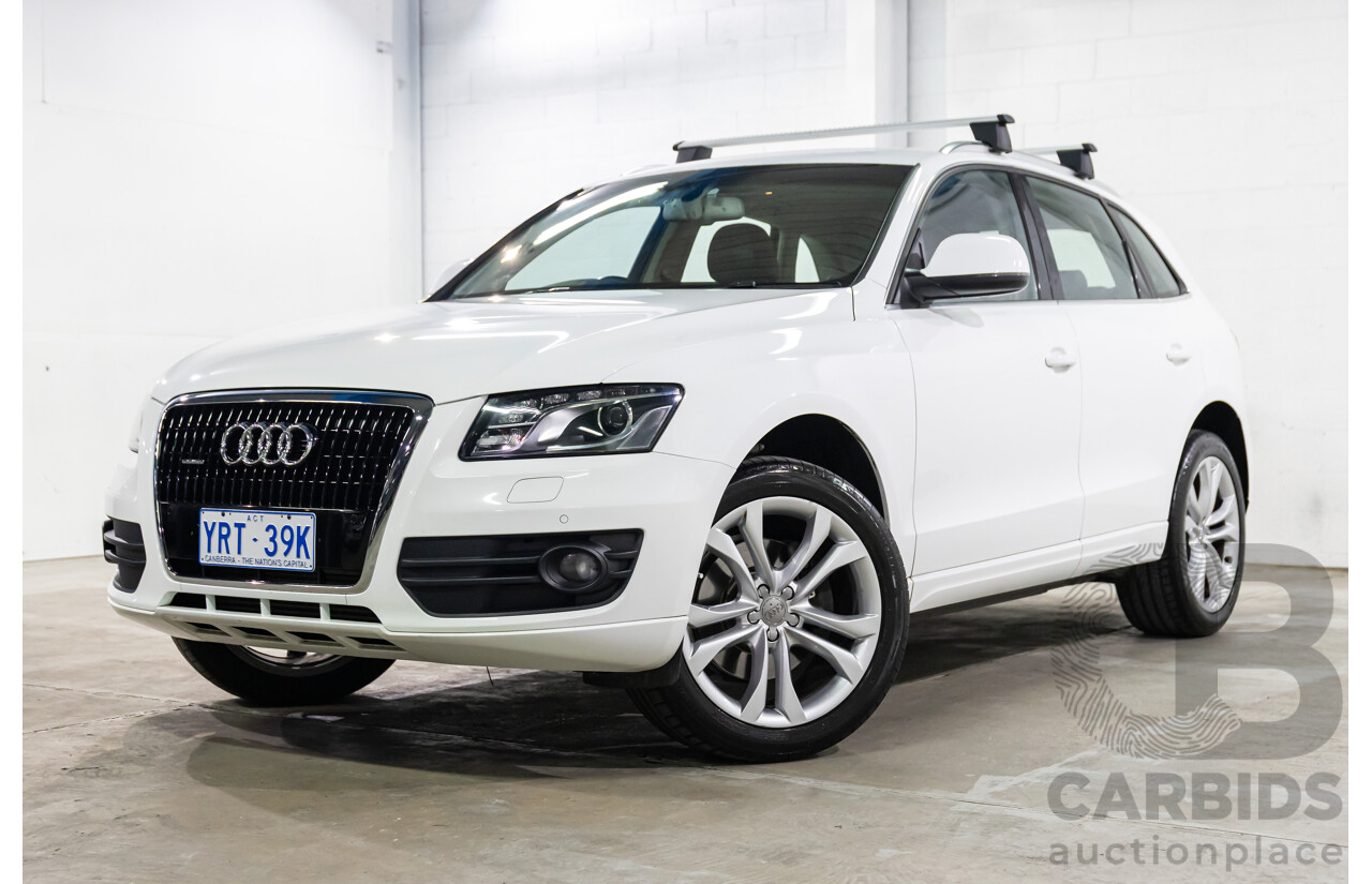 7/2012 Audi Q5 3.0 TDI Quattro 8R MY13 4d Wagon Ibis White Turbo Diesel V6 3.0L