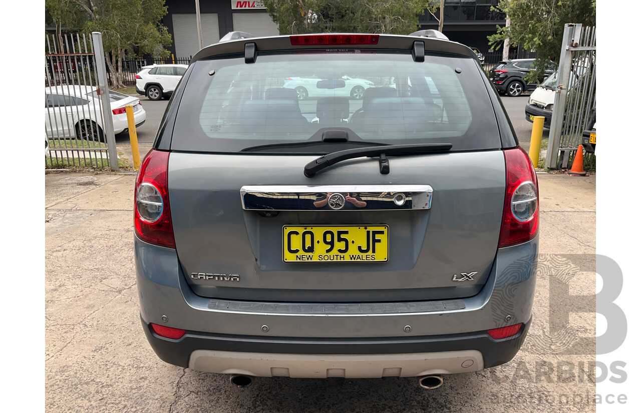 7/2009 Holden Captiva LX (4x4) CG MY09 4d Wagon Grey V6 3.2L - 7 Seater