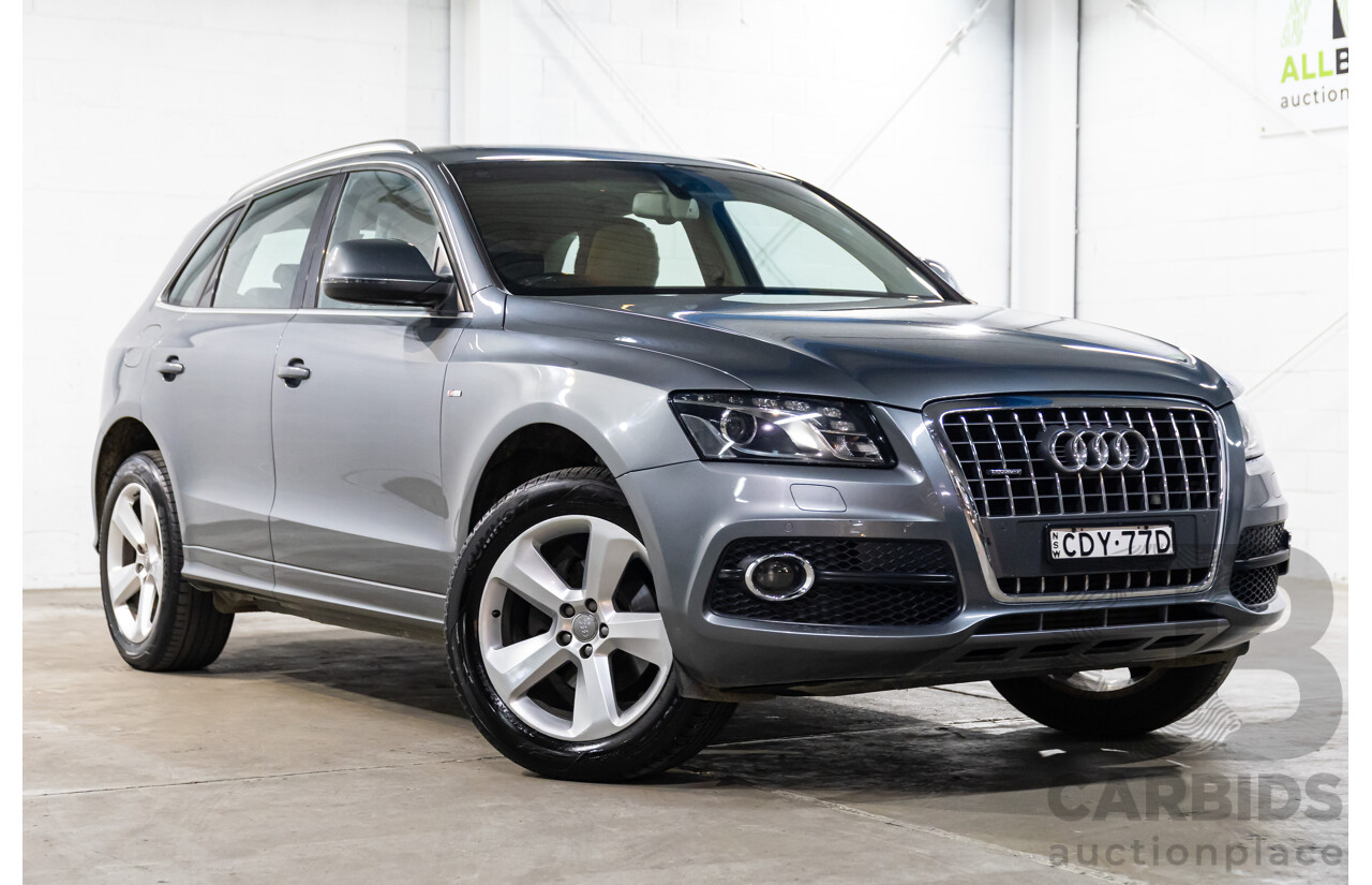 1/2012 Audi Q5 2.0 TFSI Quattro 8R MY12 4d Wagon Monsoon Grey Metallic Turbo 2.0L