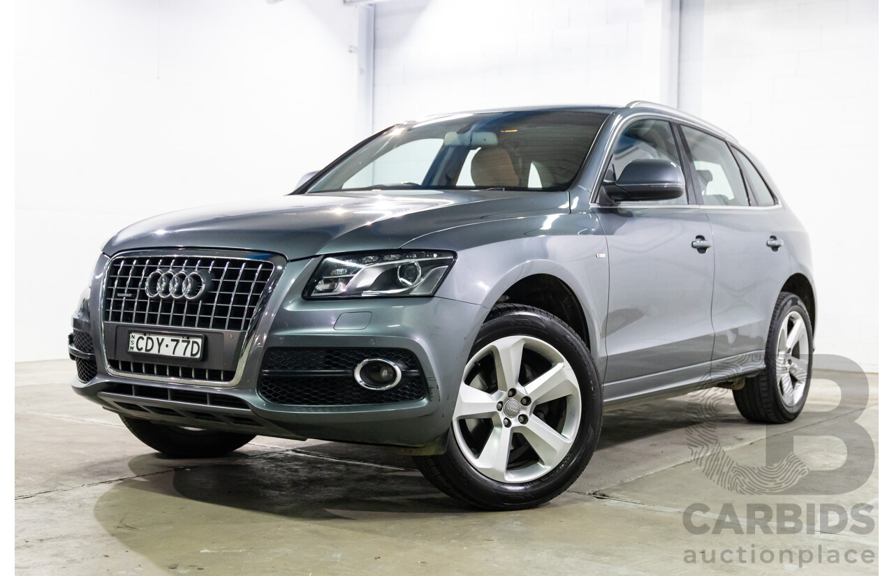 1/2012 Audi Q5 2.0 TFSI Quattro 8R MY12 4d Wagon Monsoon Grey Metallic Turbo 2.0L