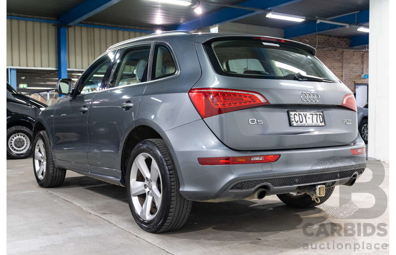 1/2012 Audi Q5 2.0 TFSI Quattro 8R MY12 4d Wagon Monsoon Grey Metallic Turbo 2.0L
