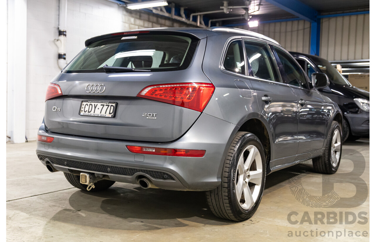 1/2012 Audi Q5 2.0 TFSI Quattro 8R MY12 4d Wagon Monsoon Grey Metallic Turbo 2.0L
