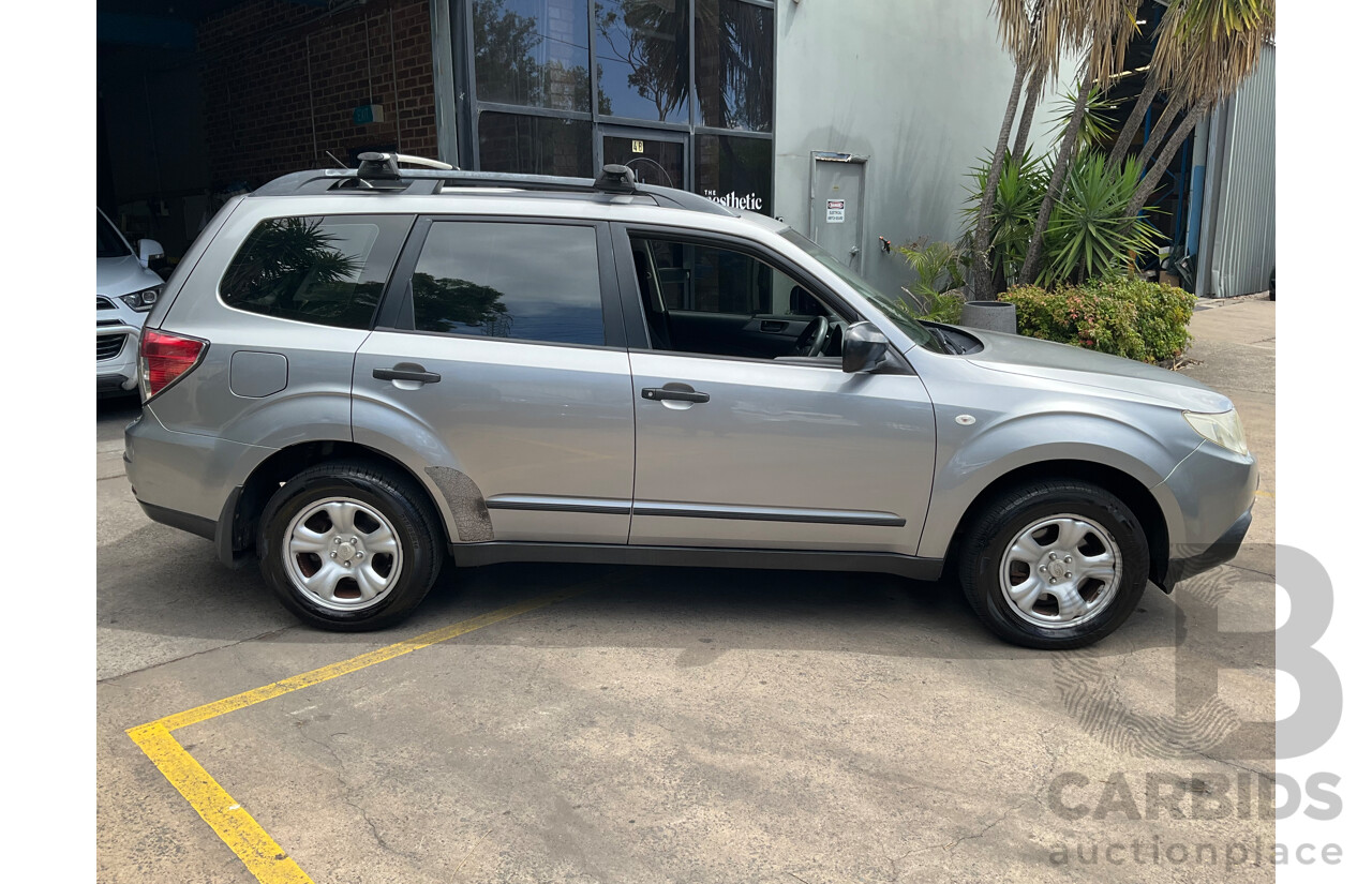 6/2011 Subaru Forester X MY11 4d Wagon Steel Silver 2.5L