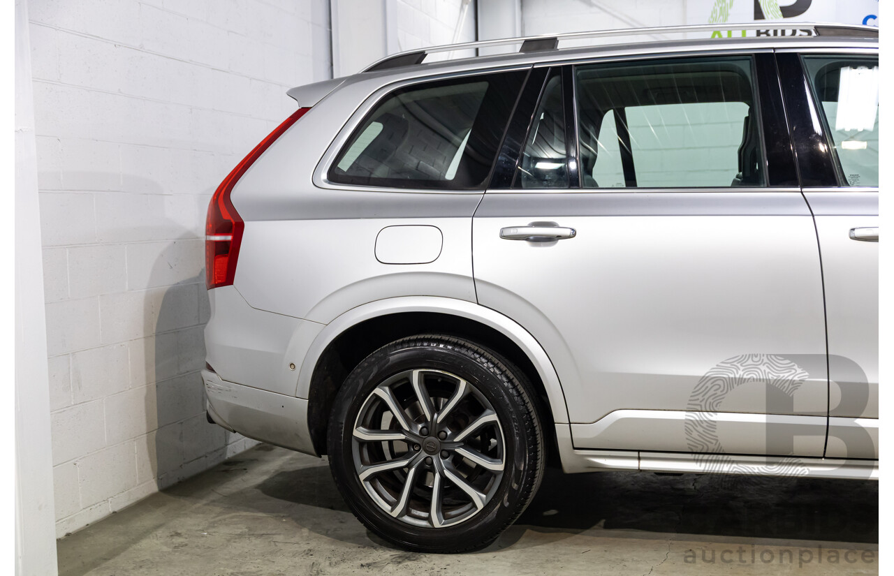 02/2018 Volvo XC90 D5 Momentum (AWD) 256 MY18 4d Wagon Bright Silver Metallic Turbo Diesel 2.0L
