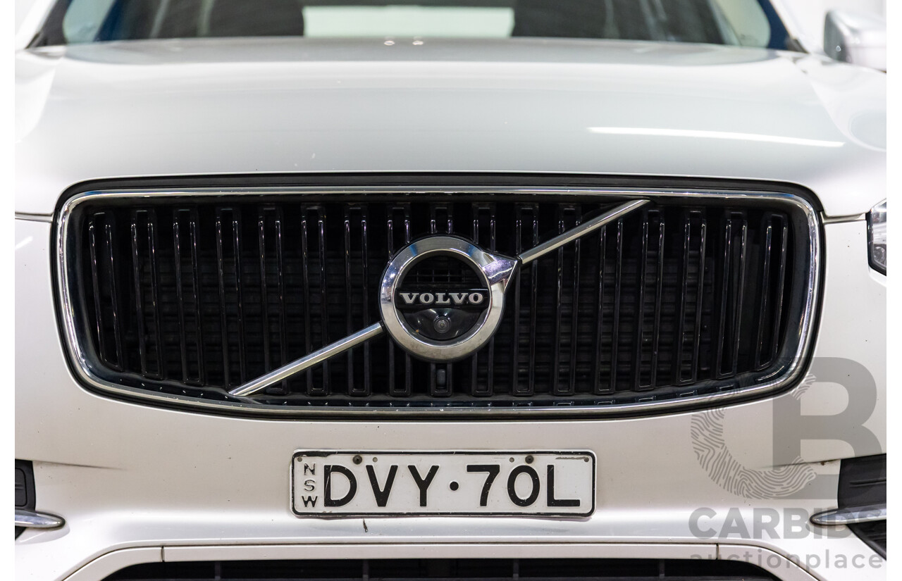 02/2018 Volvo XC90 D5 Momentum (AWD) 256 MY18 4d Wagon Bright Silver Metallic Turbo Diesel 2.0L