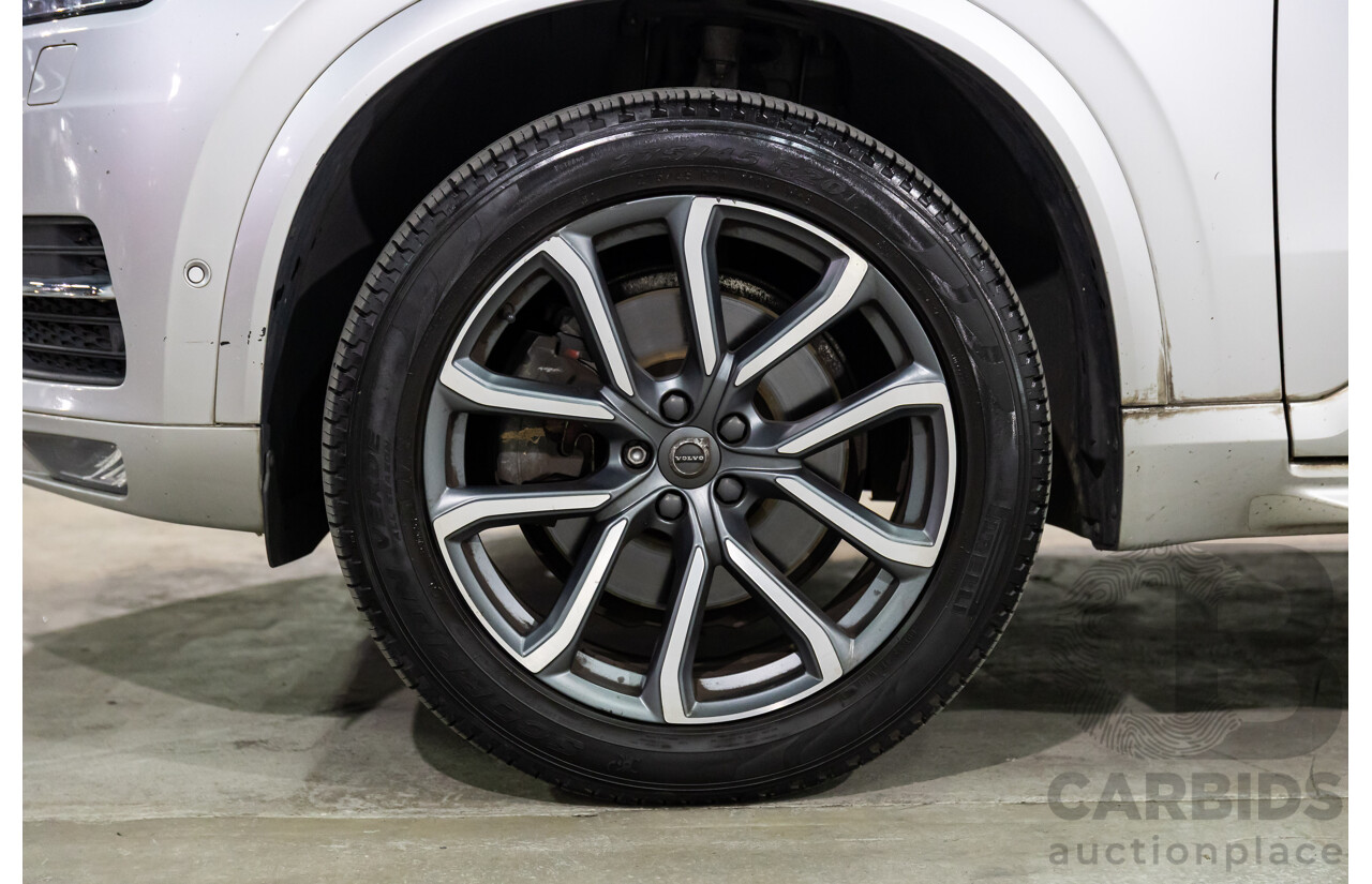 02/2018 Volvo XC90 D5 Momentum (AWD) 256 MY18 4d Wagon Bright Silver Metallic Turbo Diesel 2.0L