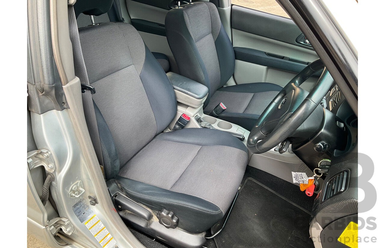 7/2005 Subaru Forester XS MY05 4d Wagon Silver Metallic 2.5L