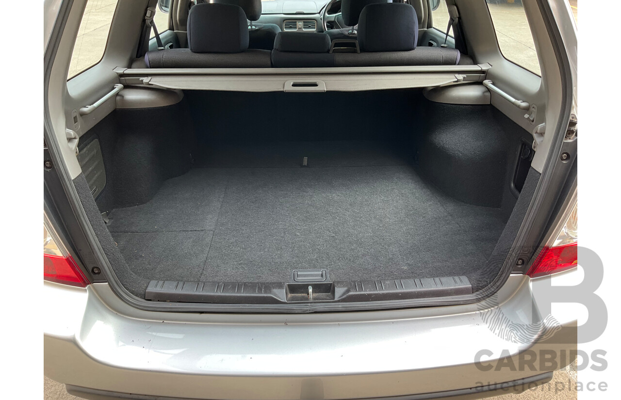 7/2005 Subaru Forester XS MY05 4d Wagon Silver Metallic 2.5L