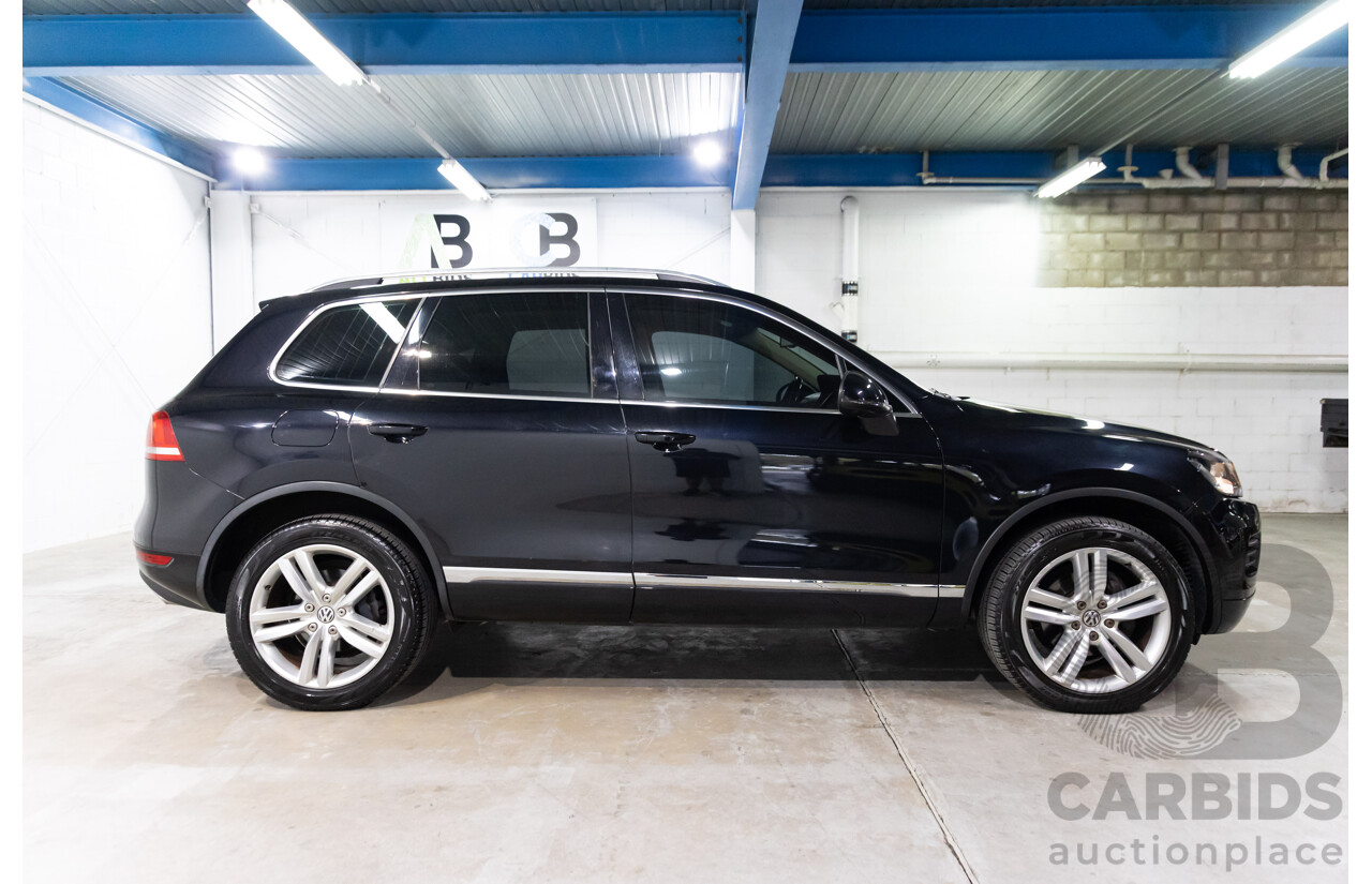 1/2012 Volkswagen Touareg V6 TDI 7P MY12 4d Wagon Deep Black Pearl Turbo Diesel V6 3.0L