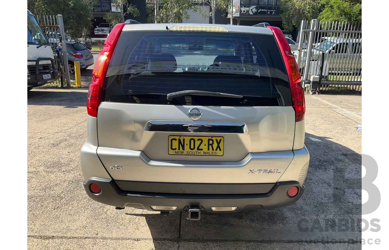 10/2008 Nissan X-Trail TS (4x4) T31 4d Wagon Brilliant Silver Metallic Turbo Diesel 2.0L