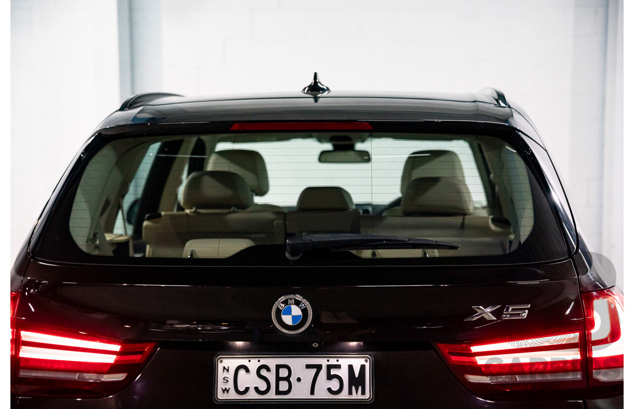 4/2014 Bmw X5 Xdrive 30d F15 MY14 4d Wagon Sparkling Brown Metallic Turbo Diesel 3.0L - 7 Seater