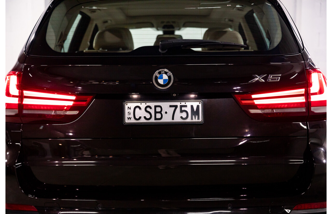4/2014 Bmw X5 Xdrive 30d F15 MY14 4d Wagon Sparkling Brown Metallic Turbo Diesel 3.0L - 7 Seater
