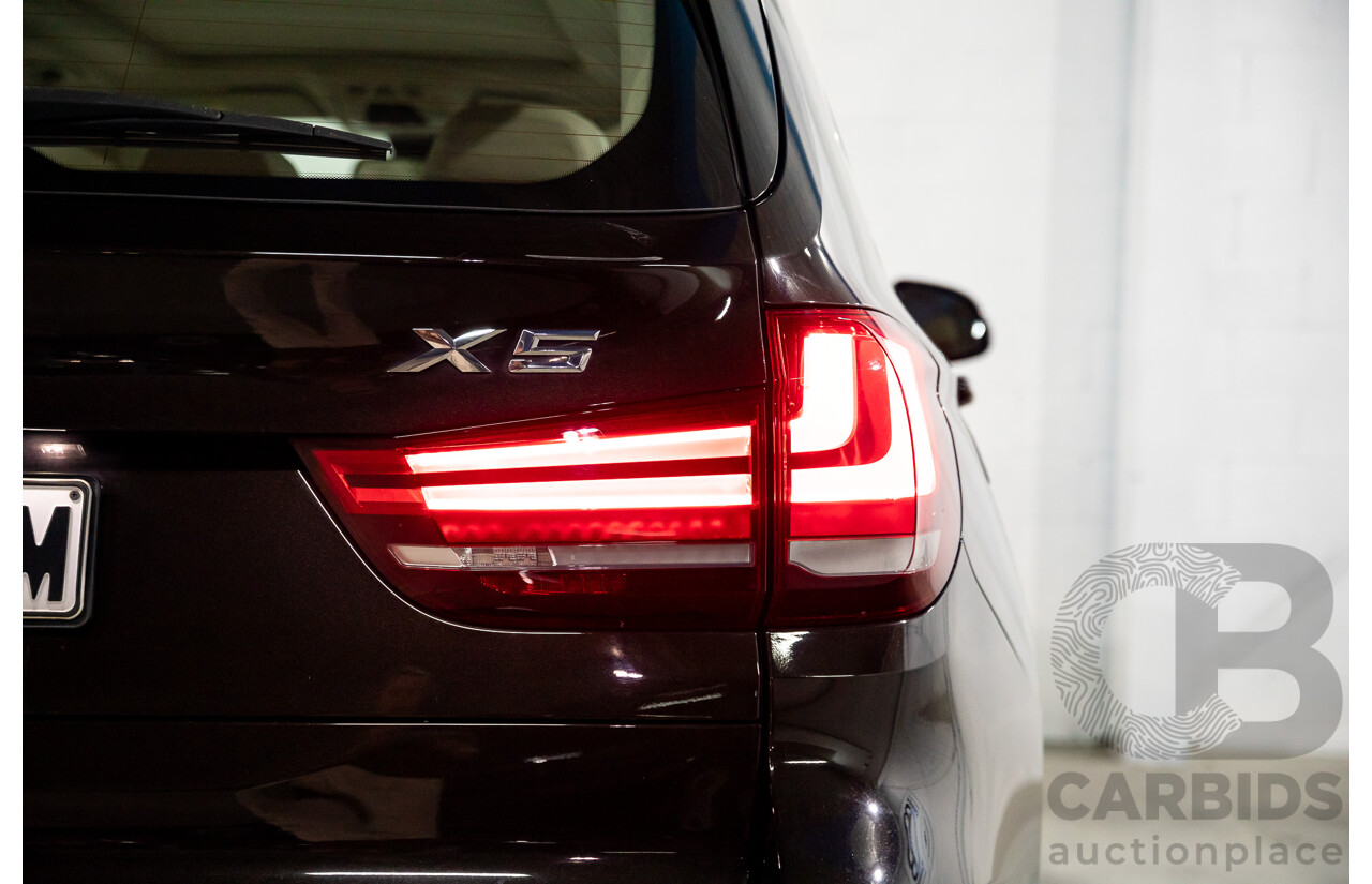 4/2014 Bmw X5 Xdrive 30d F15 MY14 4d Wagon Sparkling Brown Metallic Turbo Diesel 3.0L - 7 Seater