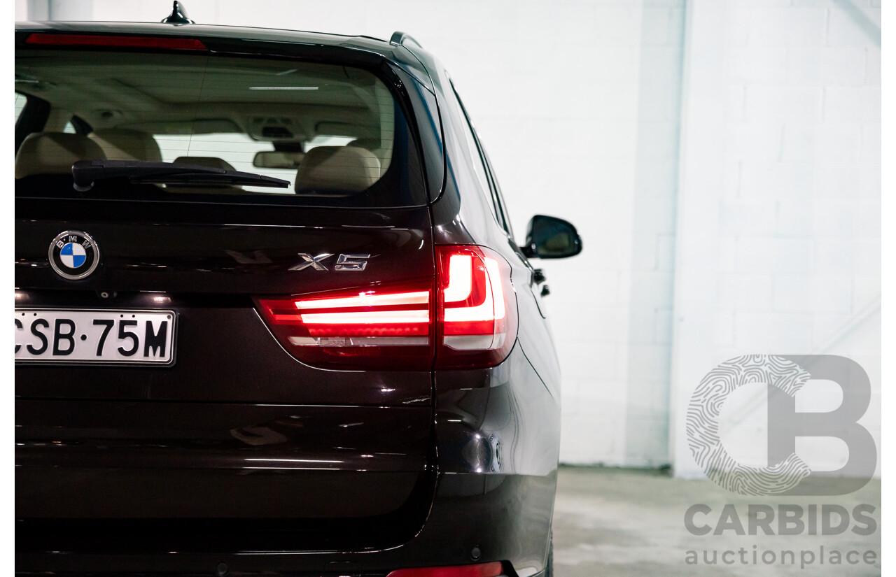 4/2014 Bmw X5 Xdrive 30d F15 MY14 4d Wagon Sparkling Brown Metallic Turbo Diesel 3.0L - 7 Seater