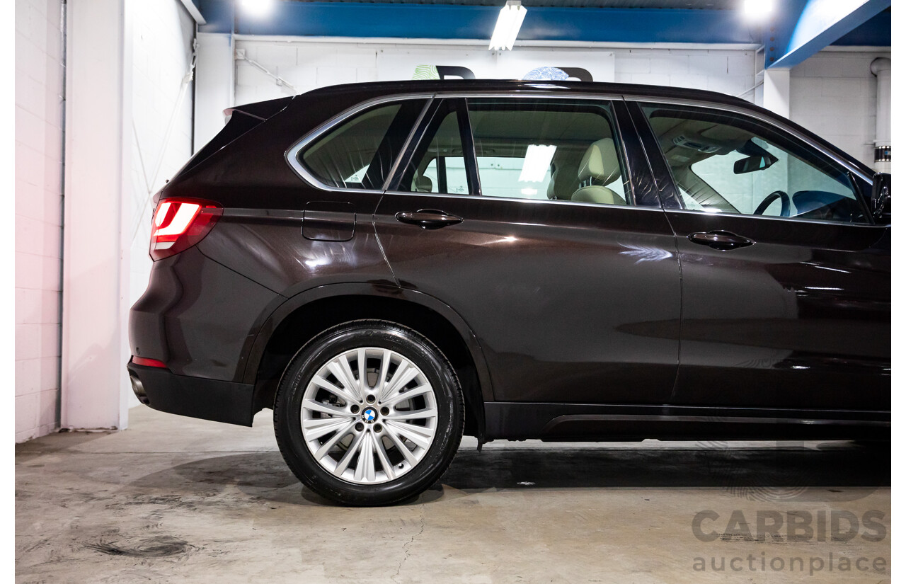 4/2014 Bmw X5 Xdrive 30d F15 MY14 4d Wagon Sparkling Brown Metallic Turbo Diesel 3.0L - 7 Seater