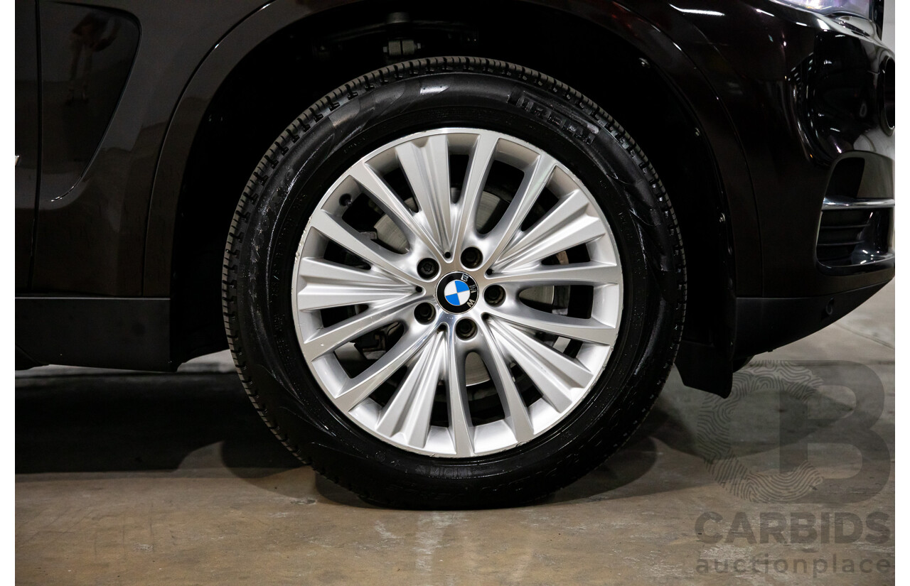 4/2014 Bmw X5 Xdrive 30d F15 MY14 4d Wagon Sparkling Brown Metallic Turbo Diesel 3.0L - 7 Seater