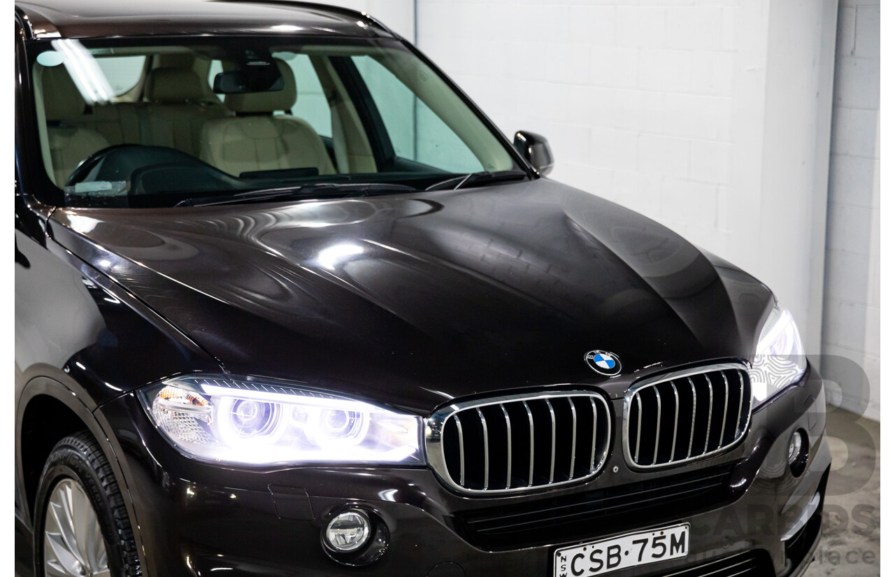 4/2014 Bmw X5 Xdrive 30d F15 MY14 4d Wagon Sparkling Brown Metallic Turbo Diesel 3.0L - 7 Seater