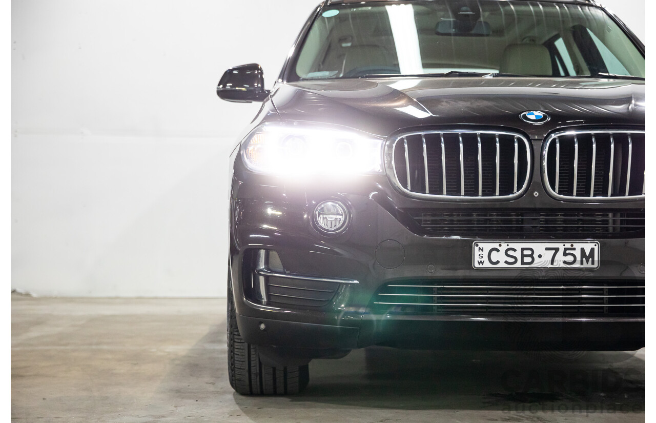 4/2014 Bmw X5 Xdrive 30d F15 MY14 4d Wagon Sparkling Brown Metallic Turbo Diesel 3.0L - 7 Seater