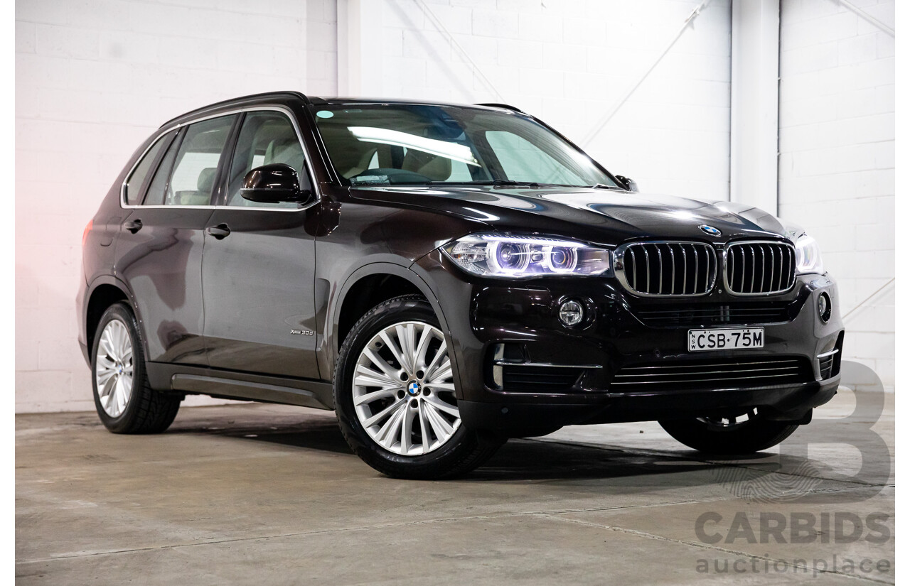 4/2014 Bmw X5 Xdrive 30d F15 MY14 4d Wagon Sparkling Brown Metallic Turbo Diesel 3.0L - 7 Seater