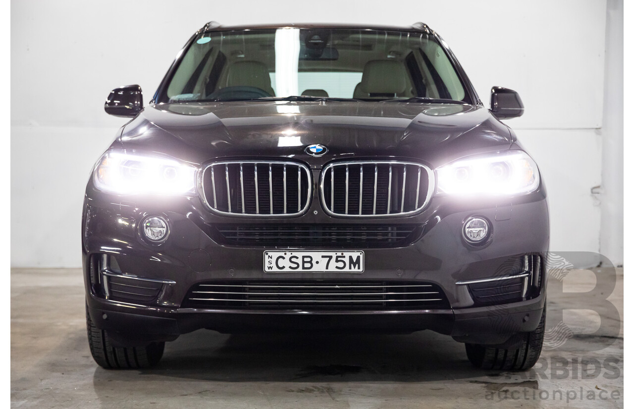 4/2014 Bmw X5 Xdrive 30d F15 MY14 4d Wagon Sparkling Brown Metallic Turbo Diesel 3.0L - 7 Seater