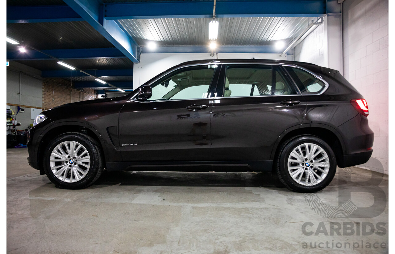 4/2014 Bmw X5 Xdrive 30d F15 MY14 4d Wagon Sparkling Brown Metallic Turbo Diesel 3.0L - 7 Seater