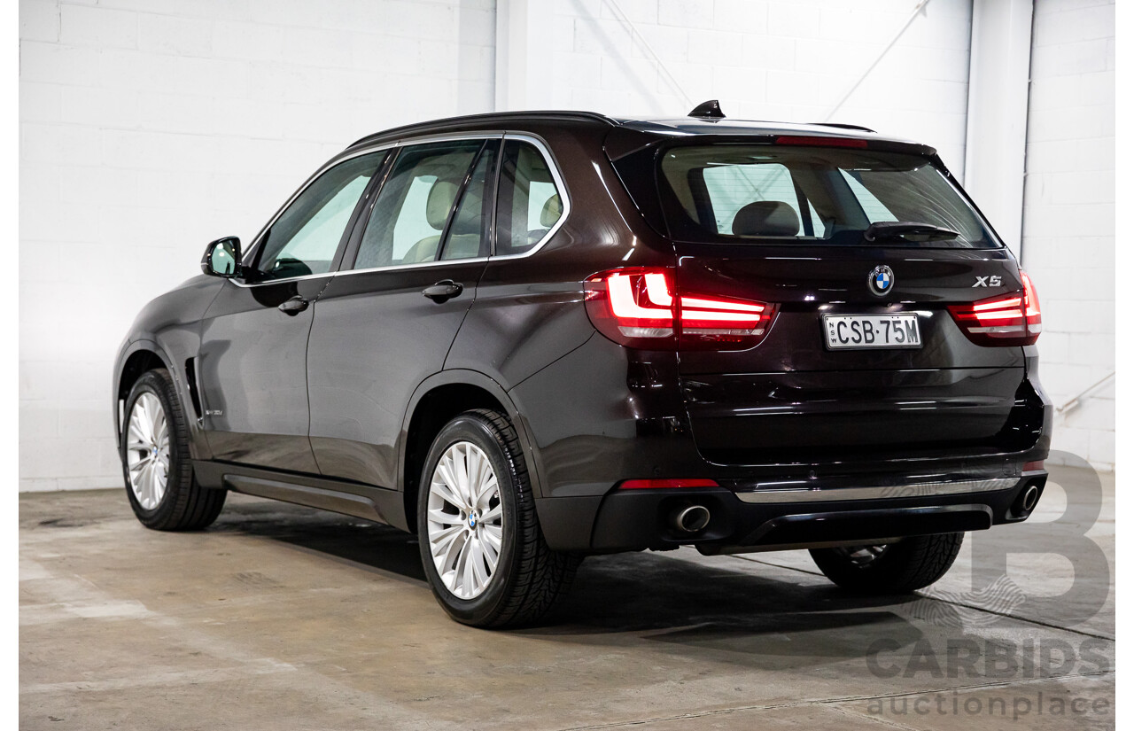 4/2014 Bmw X5 Xdrive 30d F15 MY14 4d Wagon Sparkling Brown Metallic Turbo Diesel 3.0L - 7 Seater