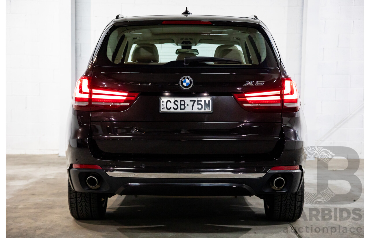 4/2014 Bmw X5 Xdrive 30d F15 MY14 4d Wagon Sparkling Brown Metallic Turbo Diesel 3.0L - 7 Seater