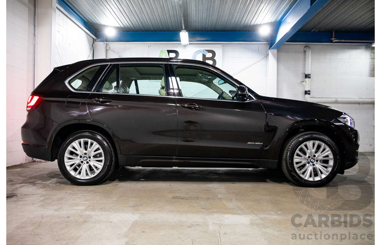 4/2014 Bmw X5 Xdrive 30d F15 MY14 4d Wagon Sparkling Brown Metallic Turbo Diesel 3.0L - 7 Seater