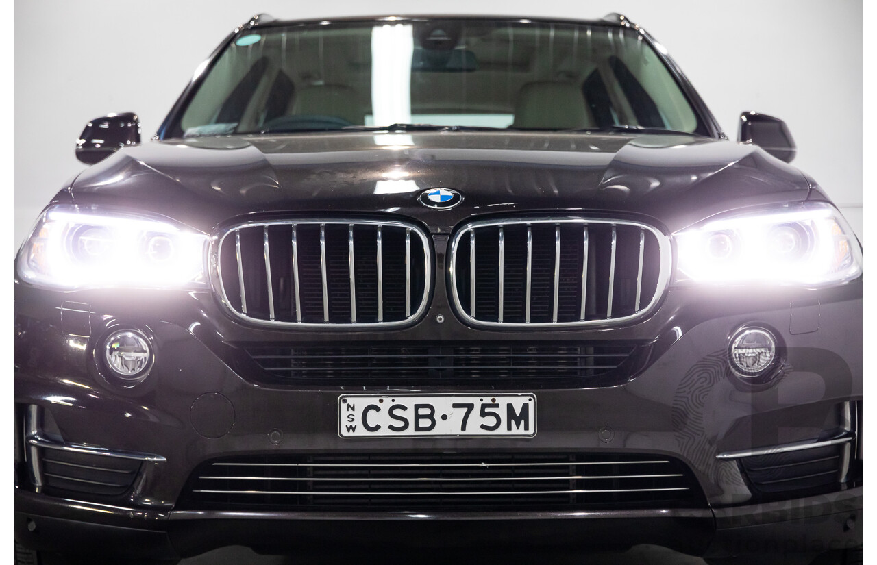4/2014 Bmw X5 Xdrive 30d F15 MY14 4d Wagon Sparkling Brown Metallic Turbo Diesel 3.0L - 7 Seater