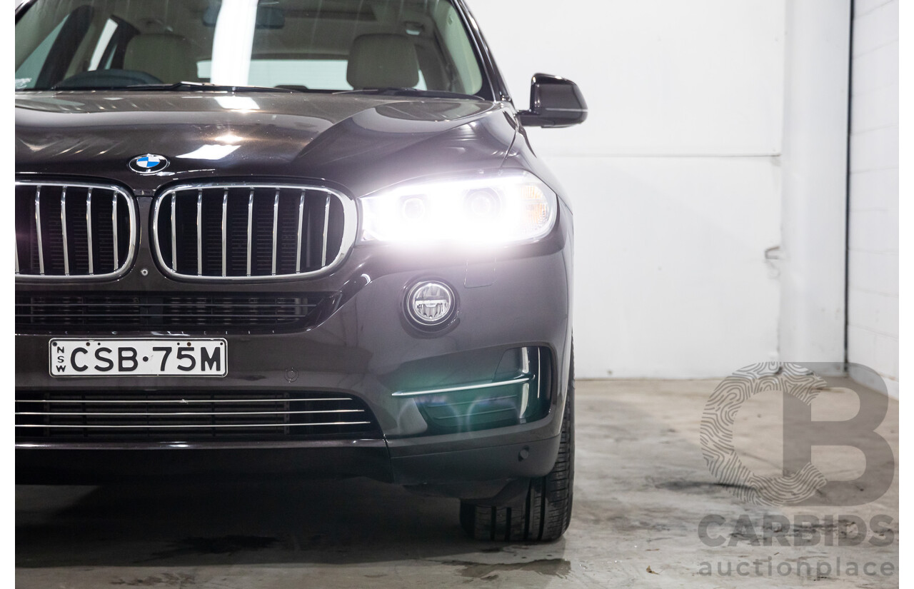 4/2014 Bmw X5 Xdrive 30d F15 MY14 4d Wagon Sparkling Brown Metallic Turbo Diesel 3.0L - 7 Seater