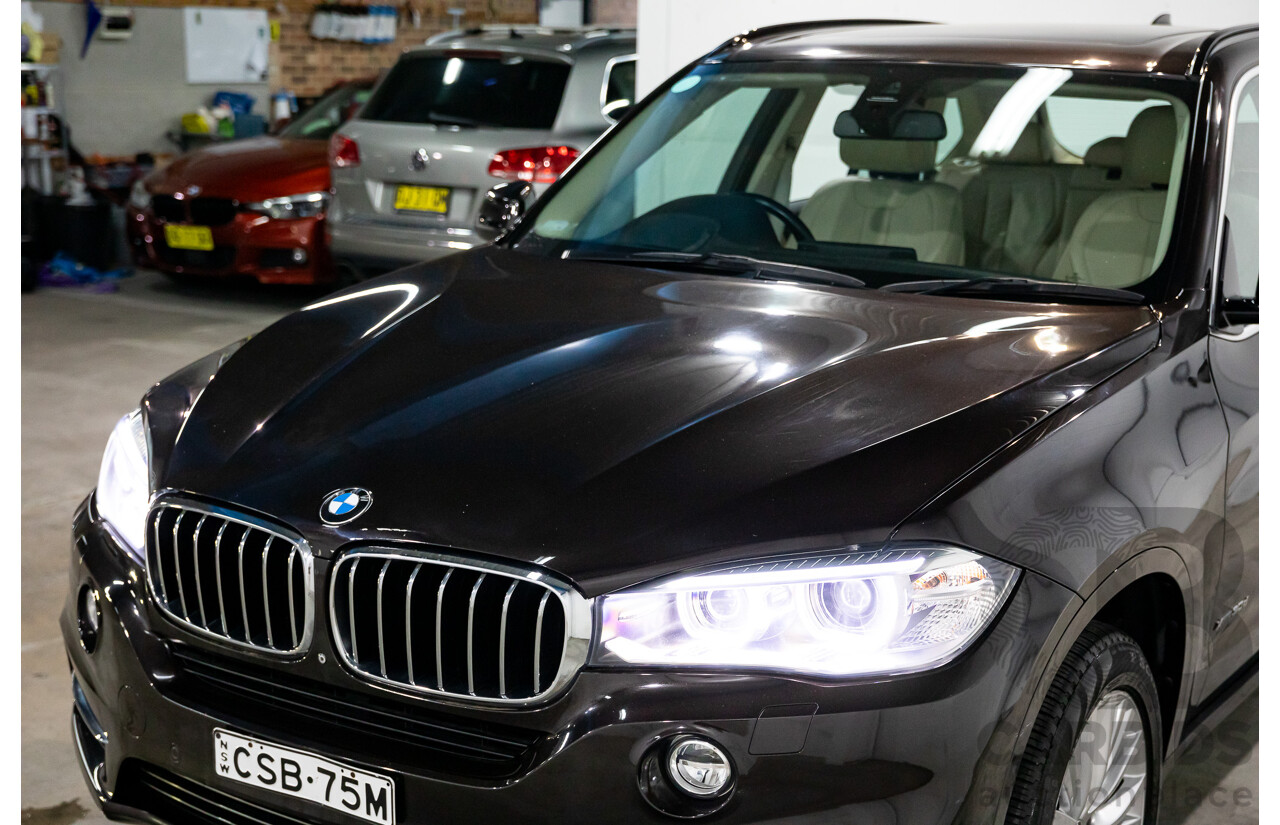 4/2014 Bmw X5 Xdrive 30d F15 MY14 4d Wagon Sparkling Brown Metallic Turbo Diesel 3.0L - 7 Seater
