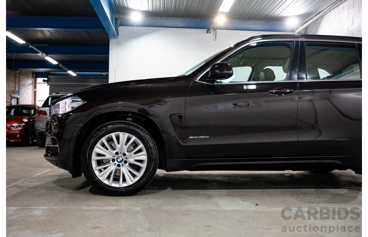 4/2014 Bmw X5 Xdrive 30d F15 MY14 4d Wagon Sparkling Brown Metallic Turbo Diesel 3.0L - 7 Seater