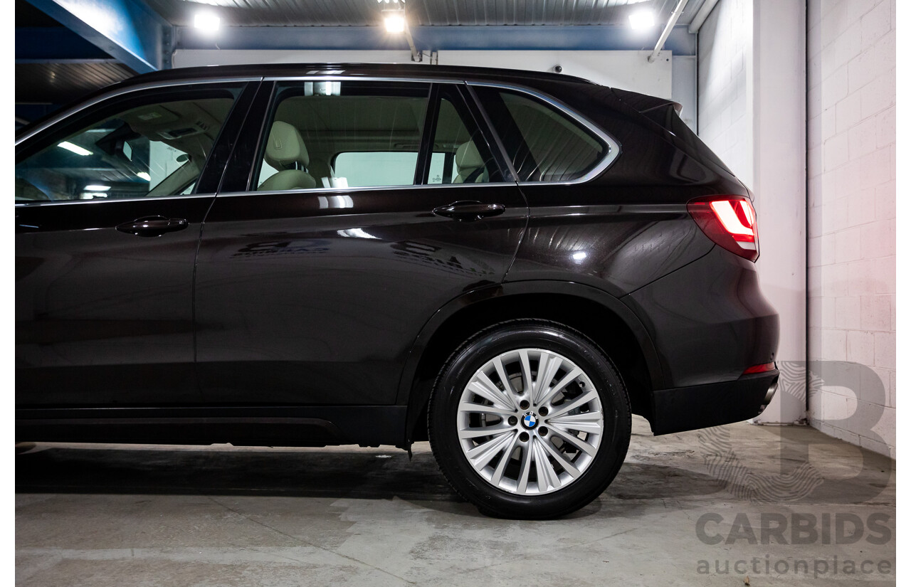 4/2014 Bmw X5 Xdrive 30d F15 MY14 4d Wagon Sparkling Brown Metallic Turbo Diesel 3.0L - 7 Seater