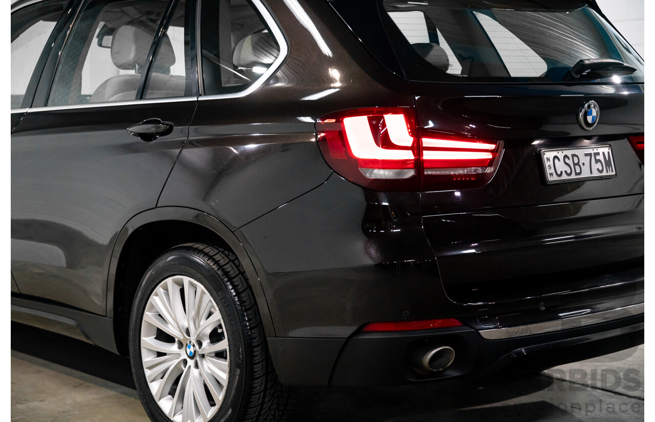 4/2014 Bmw X5 Xdrive 30d F15 MY14 4d Wagon Sparkling Brown Metallic Turbo Diesel 3.0L - 7 Seater