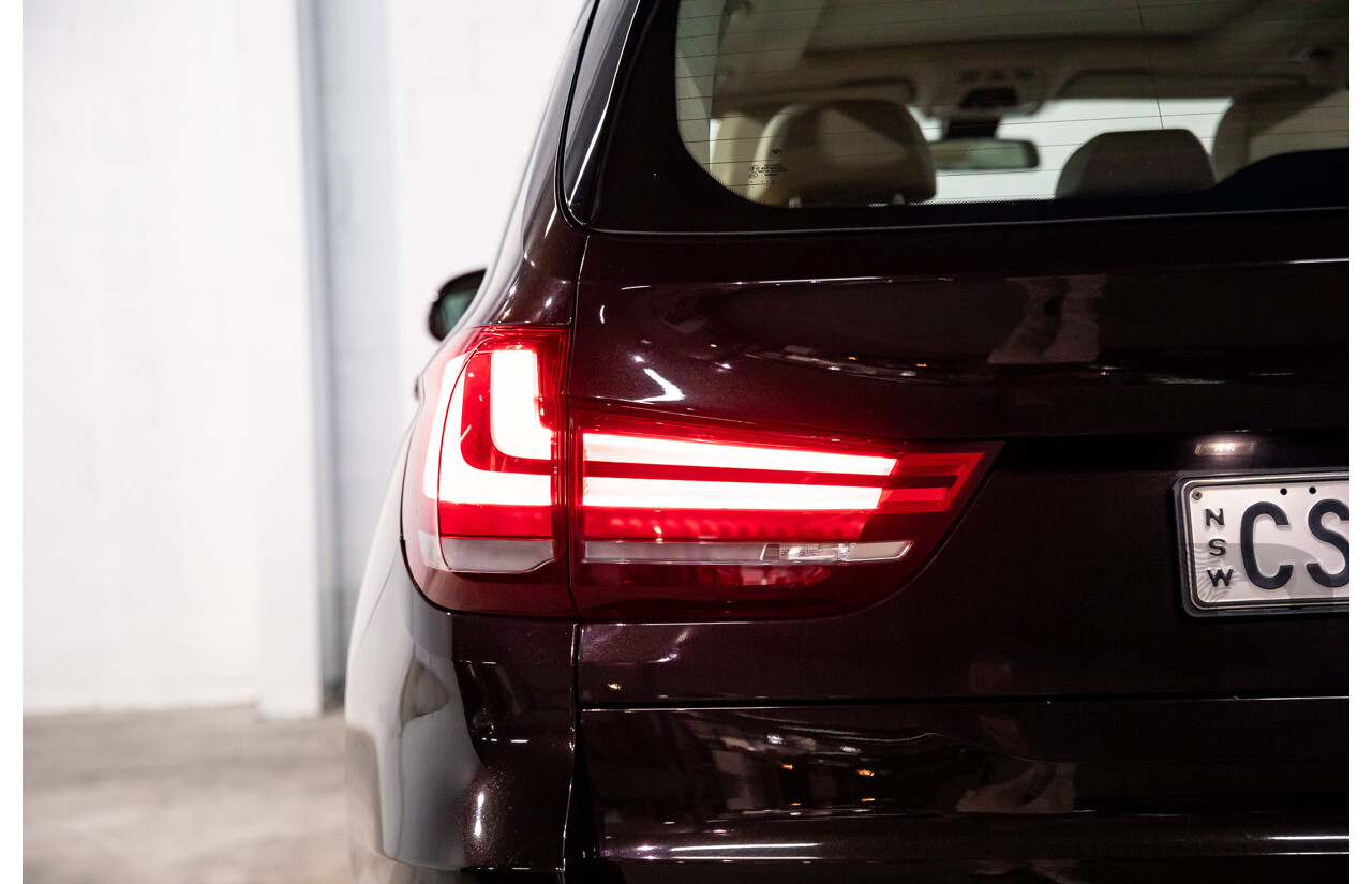 4/2014 Bmw X5 Xdrive 30d F15 MY14 4d Wagon Sparkling Brown Metallic Turbo Diesel 3.0L - 7 Seater
