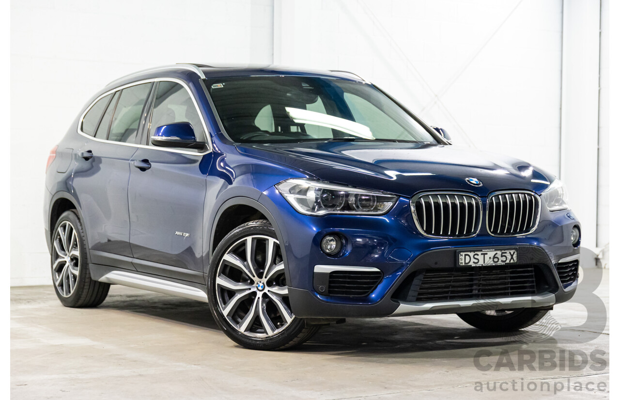 10/2017 BMW X1 xDrive25i (AWD) F48 MY18 4d Wagon Mediterranean Blue Metallic Turbo 2.0L