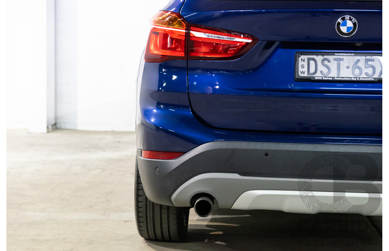 10/2017 BMW X1 xDrive25i (AWD) F48 MY18 4d Wagon Mediterranean Blue Metallic Turbo 2.0L