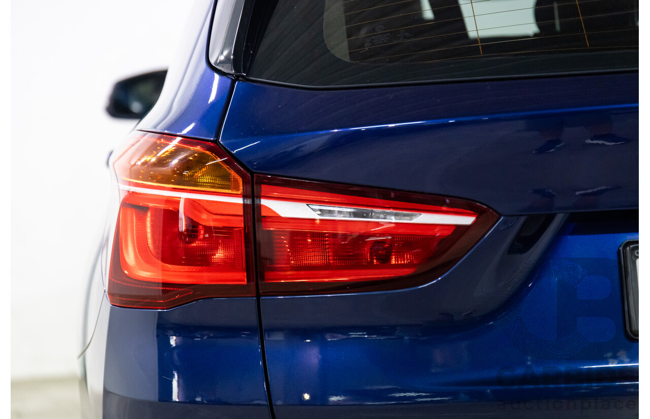 10/2017 BMW X1 xDrive25i (AWD) F48 MY18 4d Wagon Mediterranean Blue Metallic Turbo 2.0L